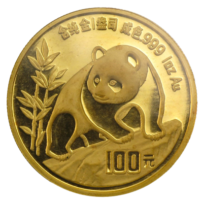 1 oz Panda Chinois - front